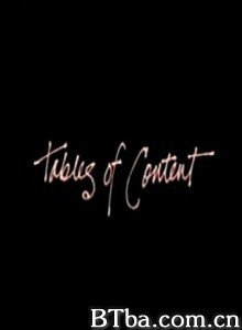 TablesofContent (1970)  BT磁力 迅雷网盘下载