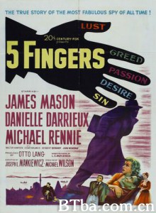 五指 五指间谍网 Five Fingers (1953)  BT磁力 迅雷网盘下载