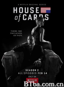 纸牌屋 第二季 棋牌室 House of Cards (2014) 1080P/4K BT磁力 迅雷网盘下载