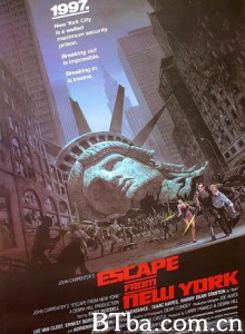 纽约大逃亡 逃出纽约 Escape from New York (1981) 1080P/4K BT磁力 迅雷网盘下载