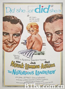 风流女房东 The Notorious Landlady‎ (1962) 1080P/720P BT磁力 迅雷网盘下载