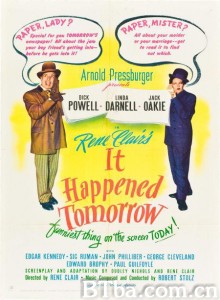 明天发生的事情 It Happened Tomorrow‎ (1944) 1080P/720P BT磁力 迅雷网盘下载