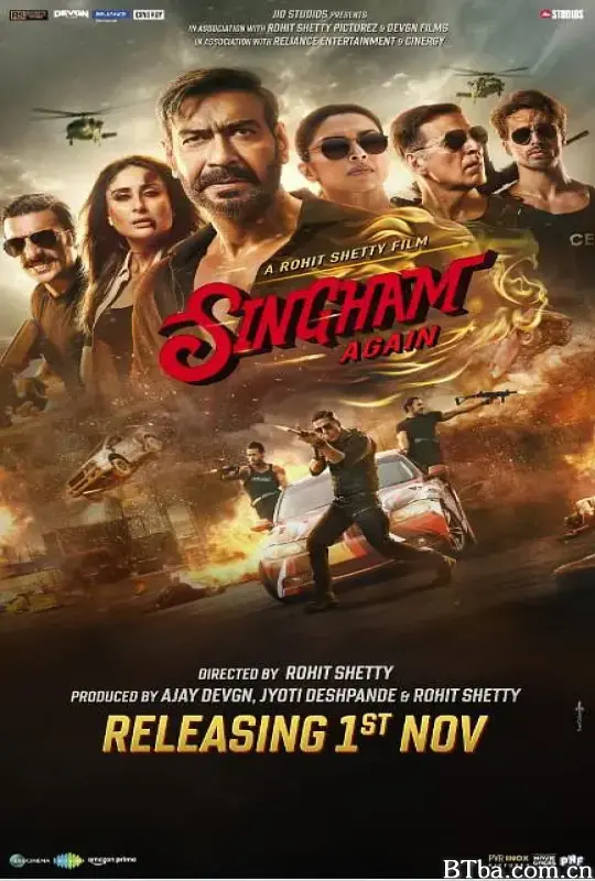 雄狮归来 Singham Again (2024) 1080P/4K BT磁力 迅雷网盘下载