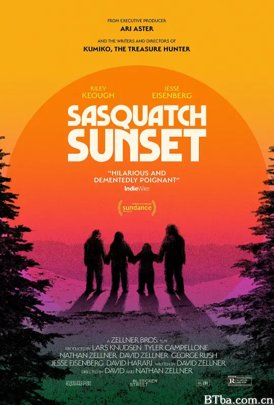 大脚野人日落 大腳怪怪的(台) Sasquatch Sunset (2024) 1080P/WEB-DL BT磁力 迅雷网盘下载