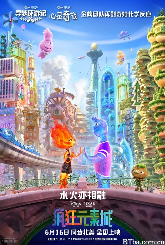 疯狂元素城 元素大都会(港)^元素方城市(台) Elemental (2023) 1080P/4K BT磁力 迅雷网盘下载