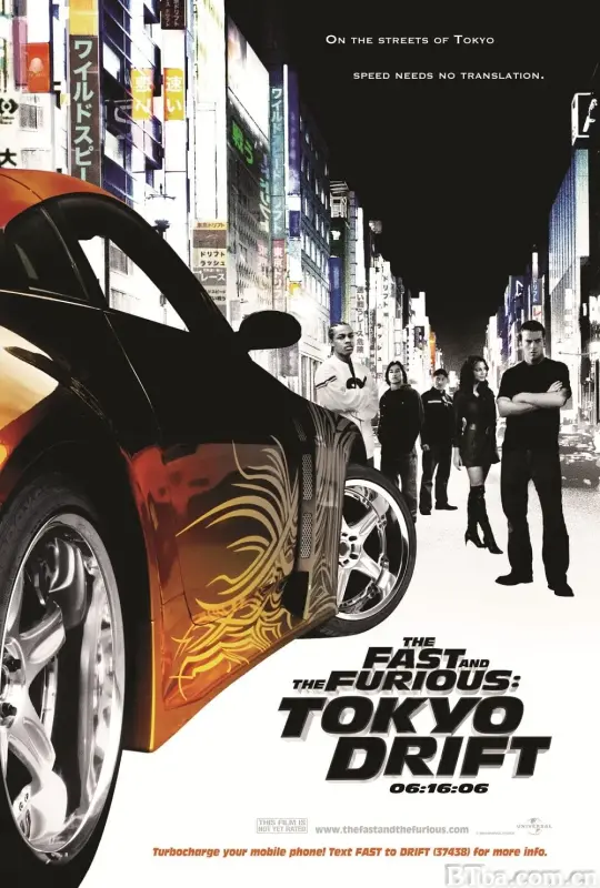 速度与激情3：东京漂移 玩命关头3：东京甩尾 狂野时速：漂移东京 (2006) 1080P/4K 高清免费观看 BT磁力 迅雷网盘下载