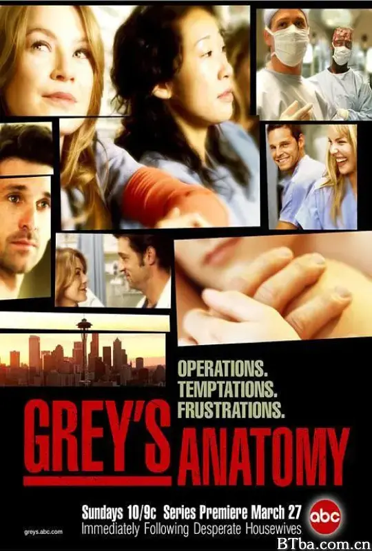 实习医生格蕾 第一季 Grey's Anatomy Season 1 (2005) 1080P/WEB-DL BT磁力 迅雷网盘下载