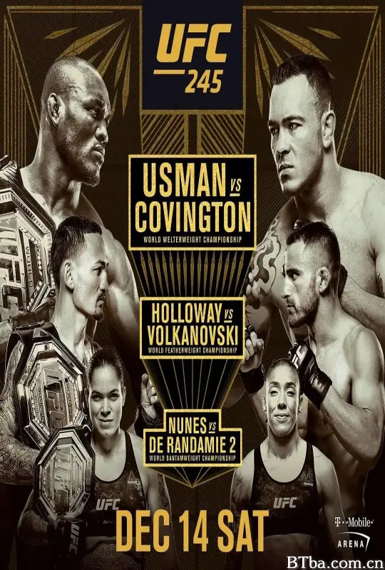 UFC 245：乌斯曼vs考文顿/UFC 245: Usman vs. Covington
