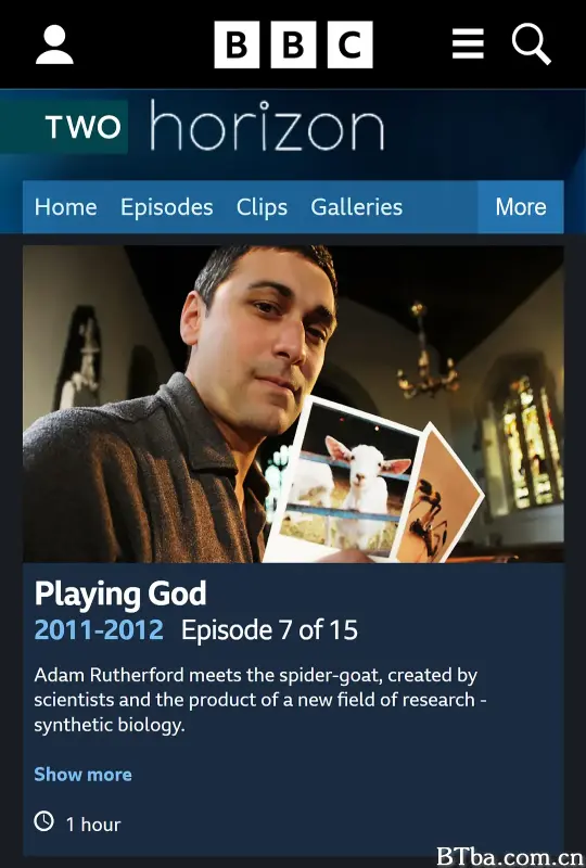 BBC地平线系列：扮演上帝——合成生物学前沿/BBC Horizon: Playing God