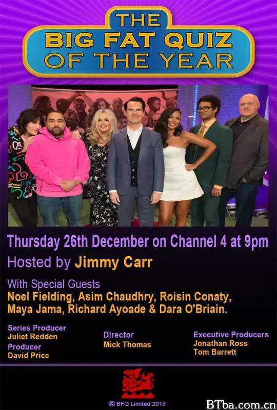 Big Fat Quiz of the year 2019