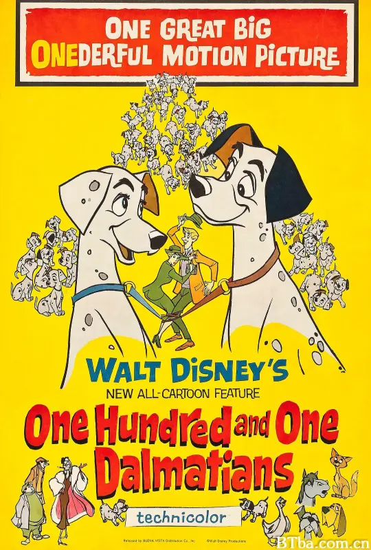 101忠狗/One Hundred and One Dalmatians