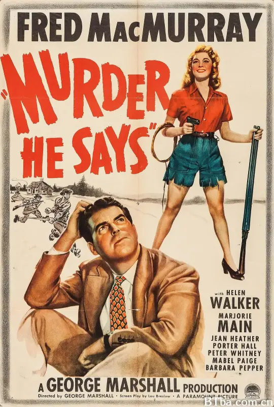 乌龙谋杀案/Murder, He Says