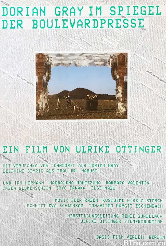 八卦小报图片中的道林·格雷/Dorian Gray im Spiegel der Boulevardpresse