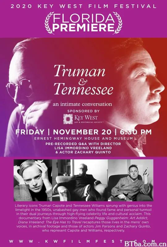 楚门和田纳西:亲密对话/Truman & Tennessee: An Intimate Conversation