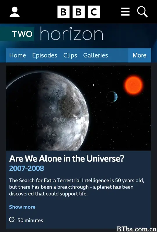 地平线系列：我们并不孤单/Horizon: Are We Alone in the Universe？