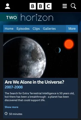 地平线系列：我们并不孤单/Horizon: Are We Alone in the Universe？