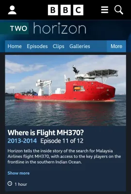 地平线系列：马航370，你在哪？/Horizon: Where is Flight MH370?