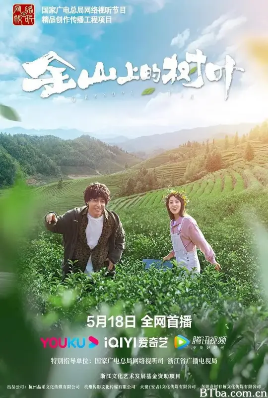 金山上的树叶