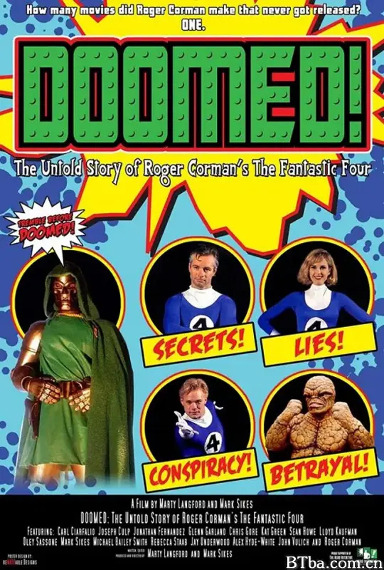 毁灭：罗杰·科曼版“神奇四侠”幕后秘史/Doomed: The Untold Story of Roger Corman's the Fantastic Four