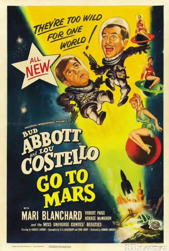 两傻飞探爱神星/Abbott and Costello Go to Mars