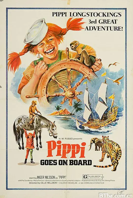 皮皮上船了/Här kommer Pippi Långstrump