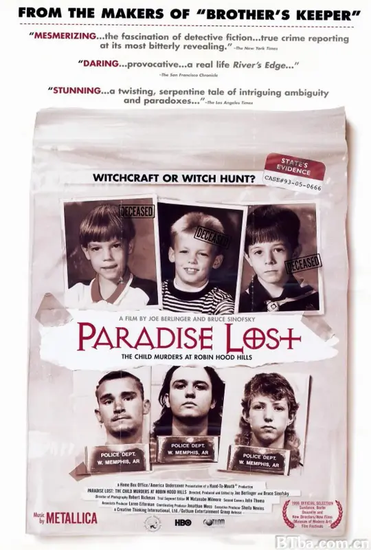 失乐园：罗宾汉山弑童案/Paradise Lost: The Child Murders at Robin Hood Hills