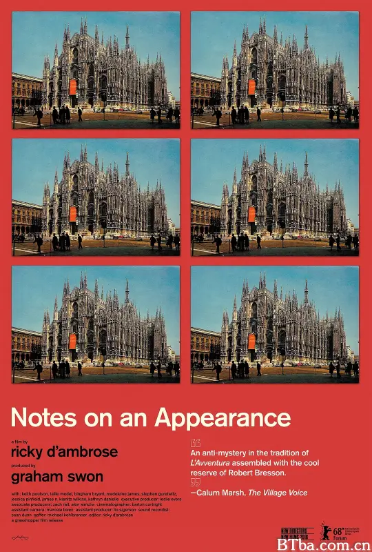 有关“出现”的注解/Notes on an Appearance