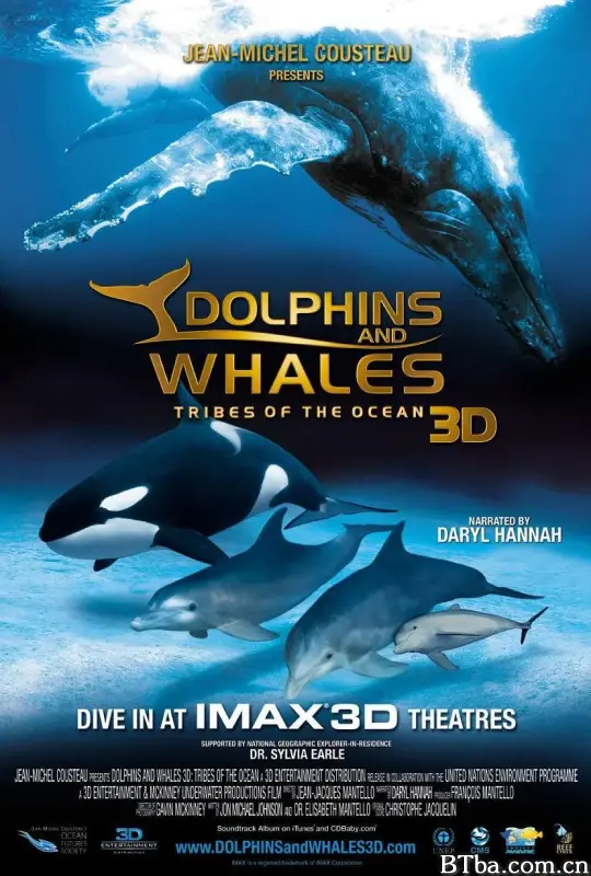 海豚和鲸鱼 3D/Dolphins & Whales Tribes of the Ocean 3D